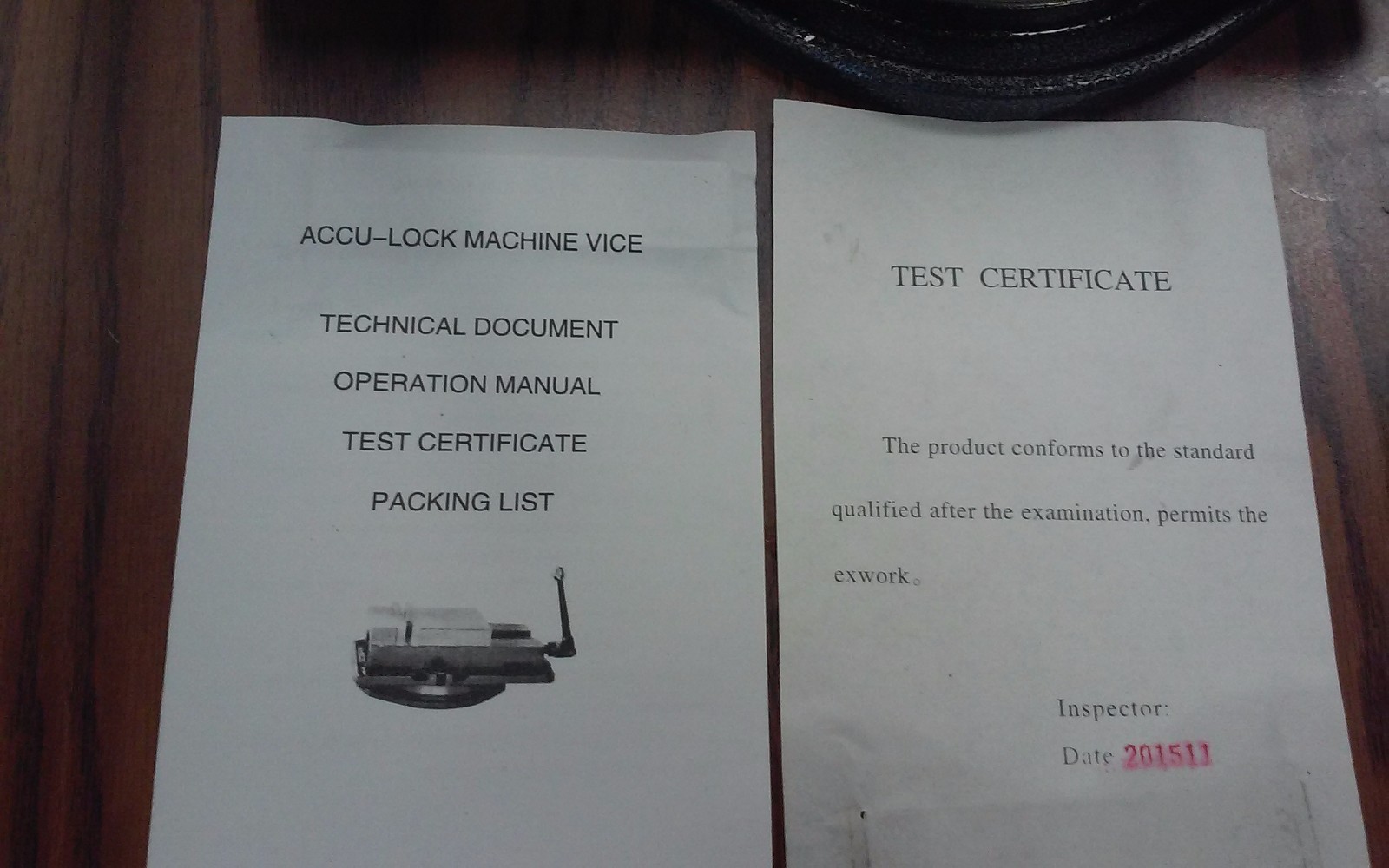 "4 ANG-LOCK MILLING MACHINE VISE w. swivel base #850-400