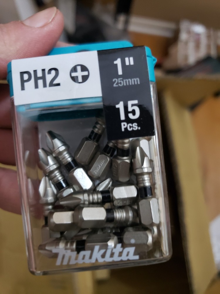 MAKITA #2 Phillips 1 In. Insert Bit 15/pack IMPACT XPS E-00664