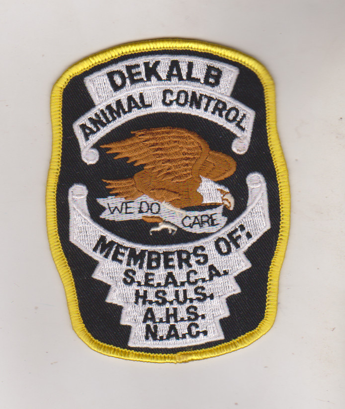 Dekalb Georgia Animal Control patch