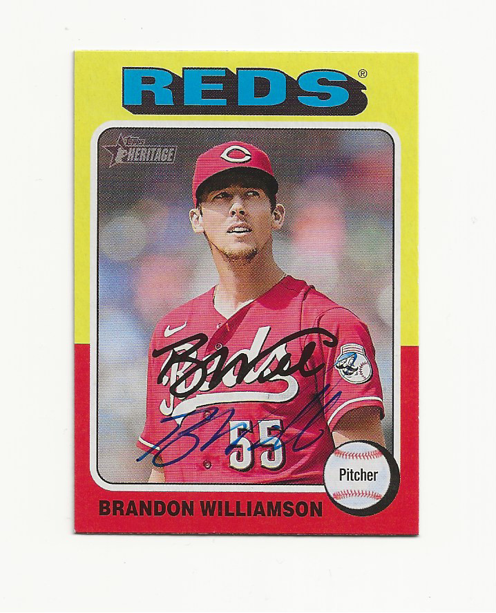 BRANDON     WILLIAMSON     REDS      AUTOGRAPHED    CARD