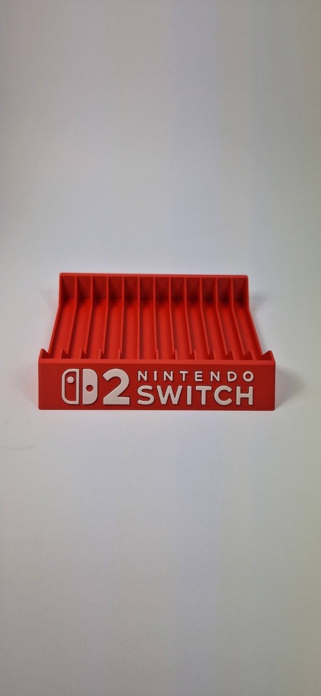 Black Or Red Display Stand for Nintendo Switch 2 games
