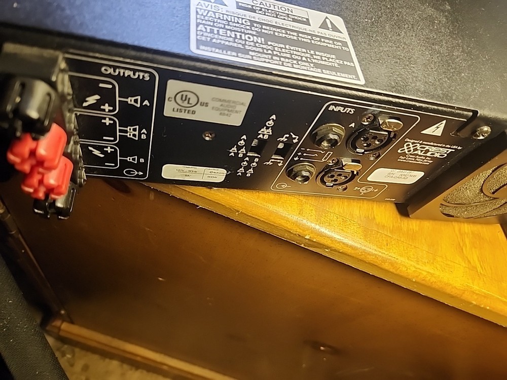 Crest Audio CA6 Professional Power Amplifier - 1500W - Cleaned &Fully Tested 🔥