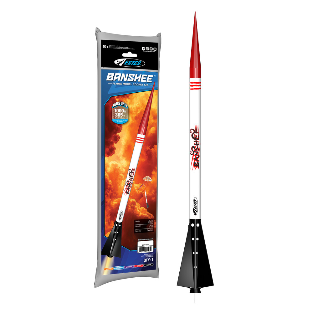 Estes Flying Model Rocket Kit Banshee EST 1303