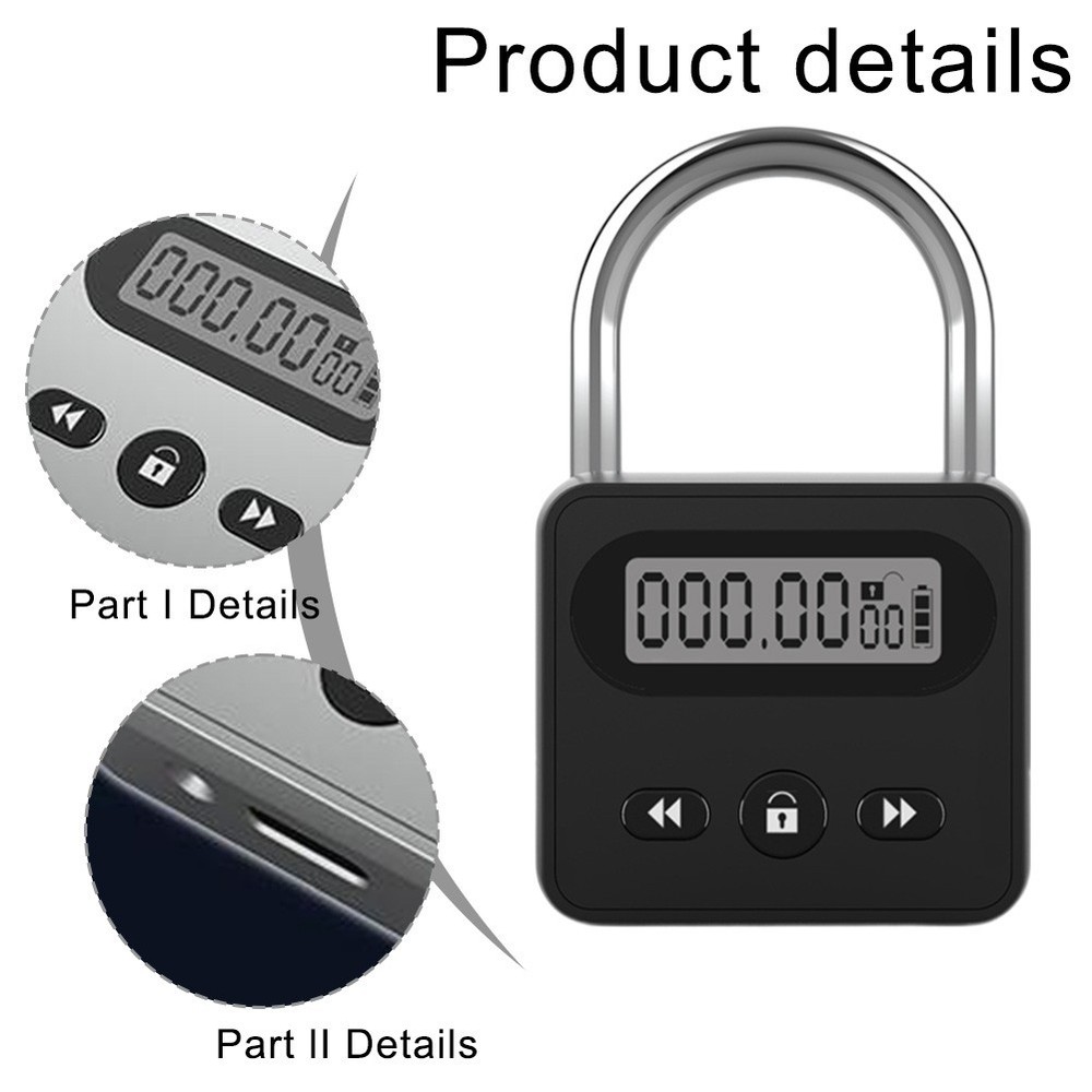 Innovative Timing Padlock for Timed Security Solutions up to 999 Hours