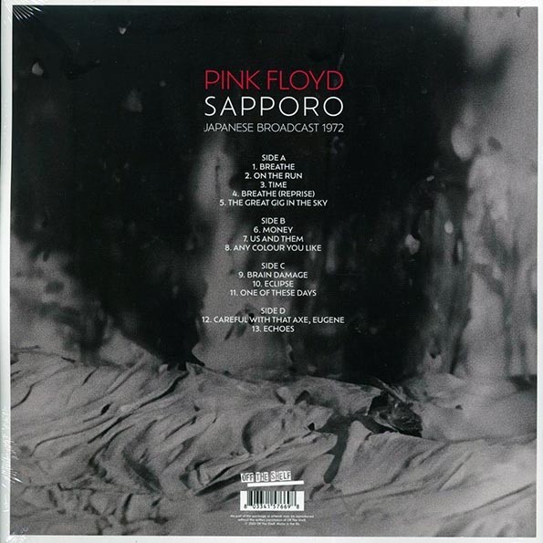 Pink Floyd - Sapparo: Japanese Broadcast 1972 - 2LP Gatefold.