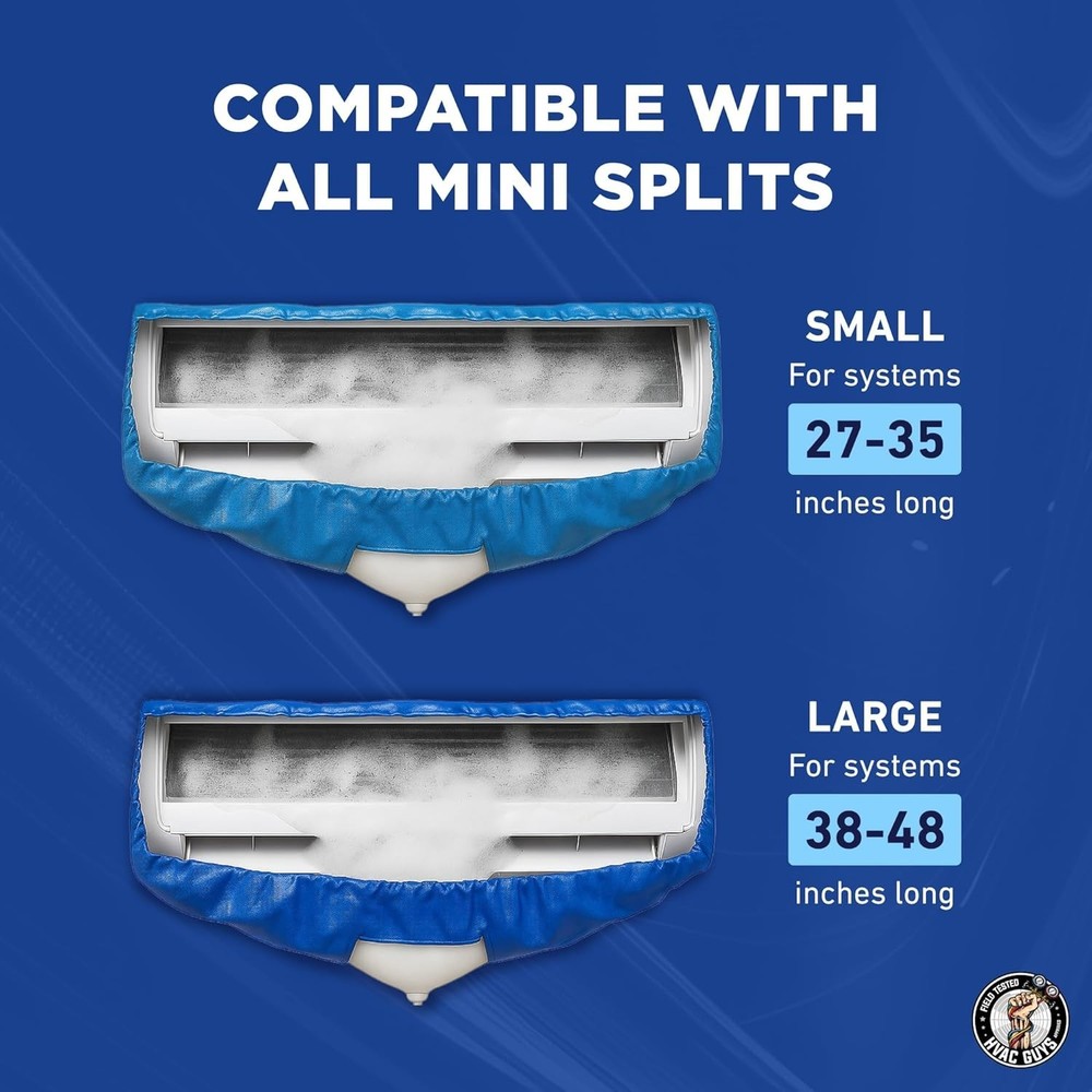 Waterproof Mini Split Cleaning Bag | Easy Install