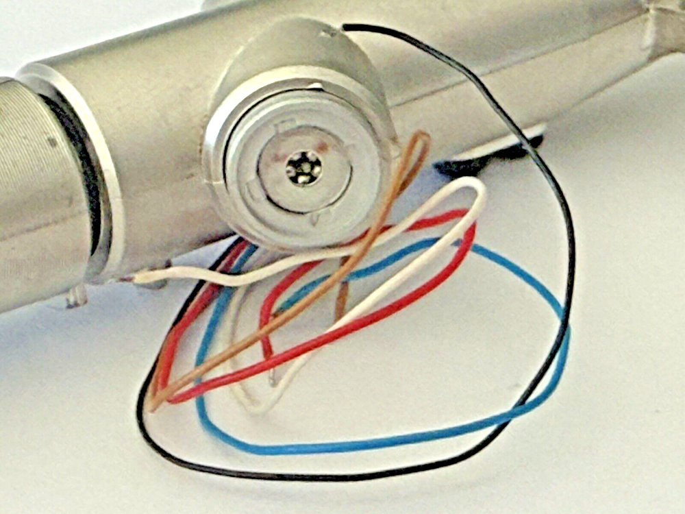 Technic 1200 1210 M5G MK5G Satin S Tonearm w/wire assembly socket & Intersection