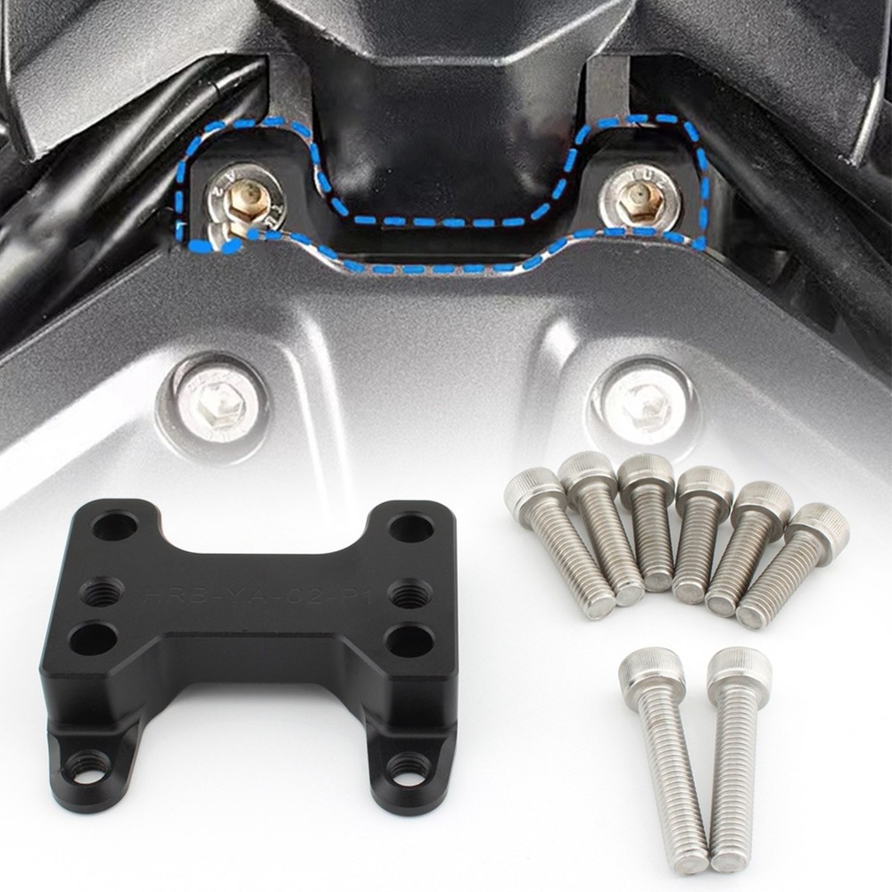 For Yamaha TMAX560 Handlebar Riser Handle Bar Raiser Extend Mount Clamp Adapter