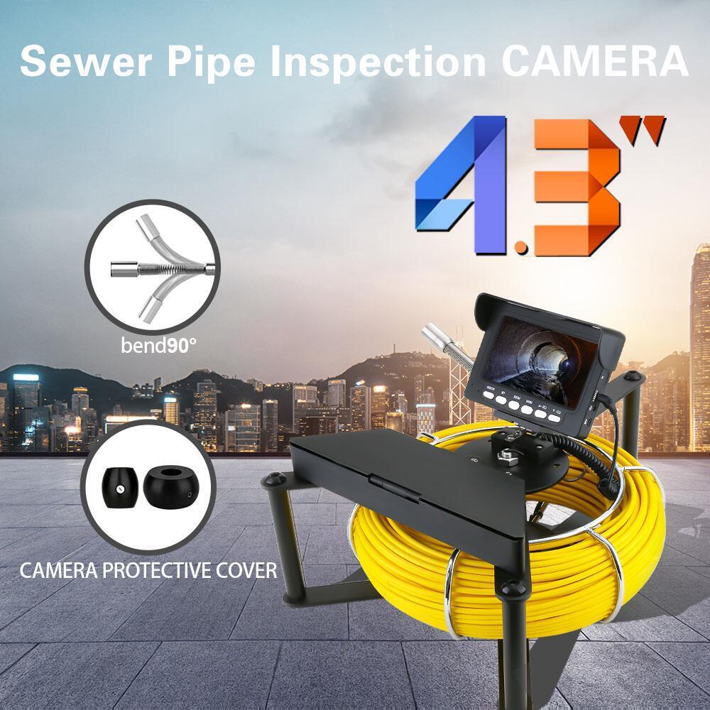 4.3" Screen Drain Sewer Pipeline Pipe Plumbing Inspection Borescope Camera