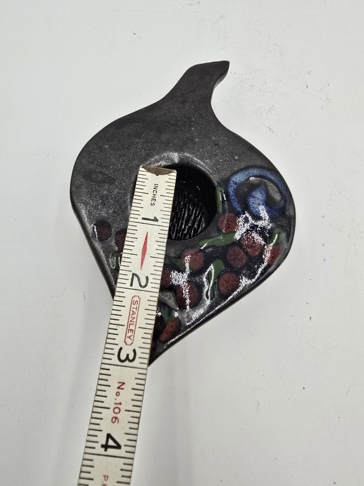 Studio Pottery Flower Frog Vase