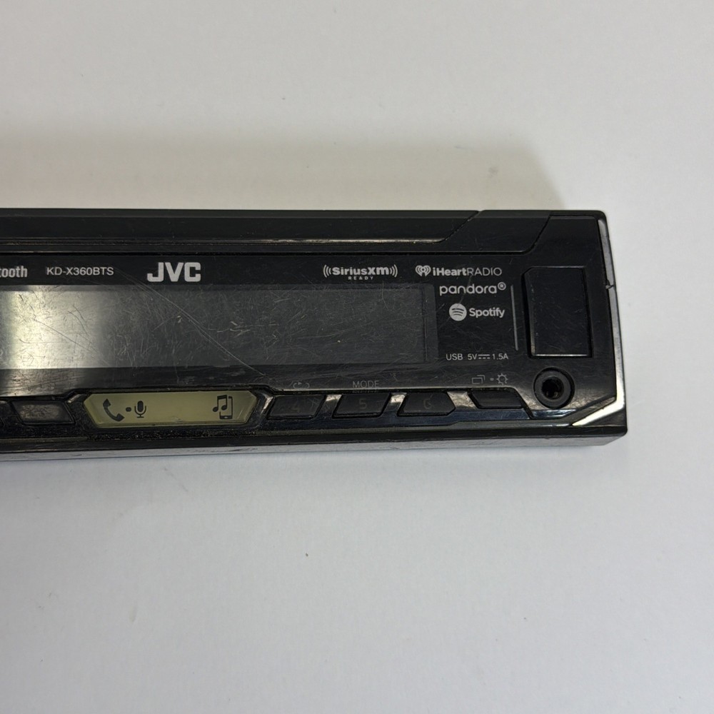 JVC KD-X360BTS Faceplate Only OEM Replacement Panel Bluetooth USB