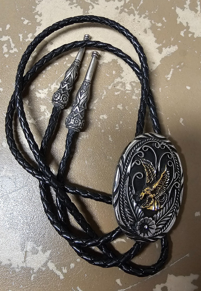 Vintage SSI Eagle Bolo Tie western collectable