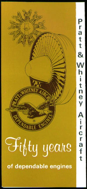 50 Years Pratt & Whitney Engines folder 1975