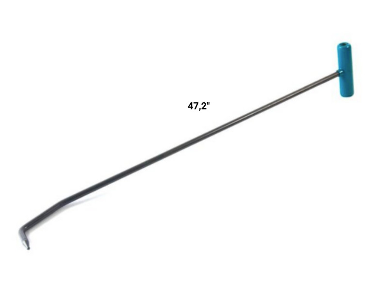 TrAuto PDR Tools M8 Double Bend Interchangeable Rod 47"
