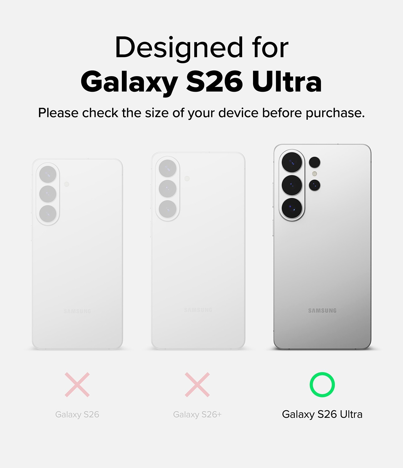 For Samsung Galaxy S26 Ultra/Plus/26 Screen Protector | [Easy Slide] Glass 2PK