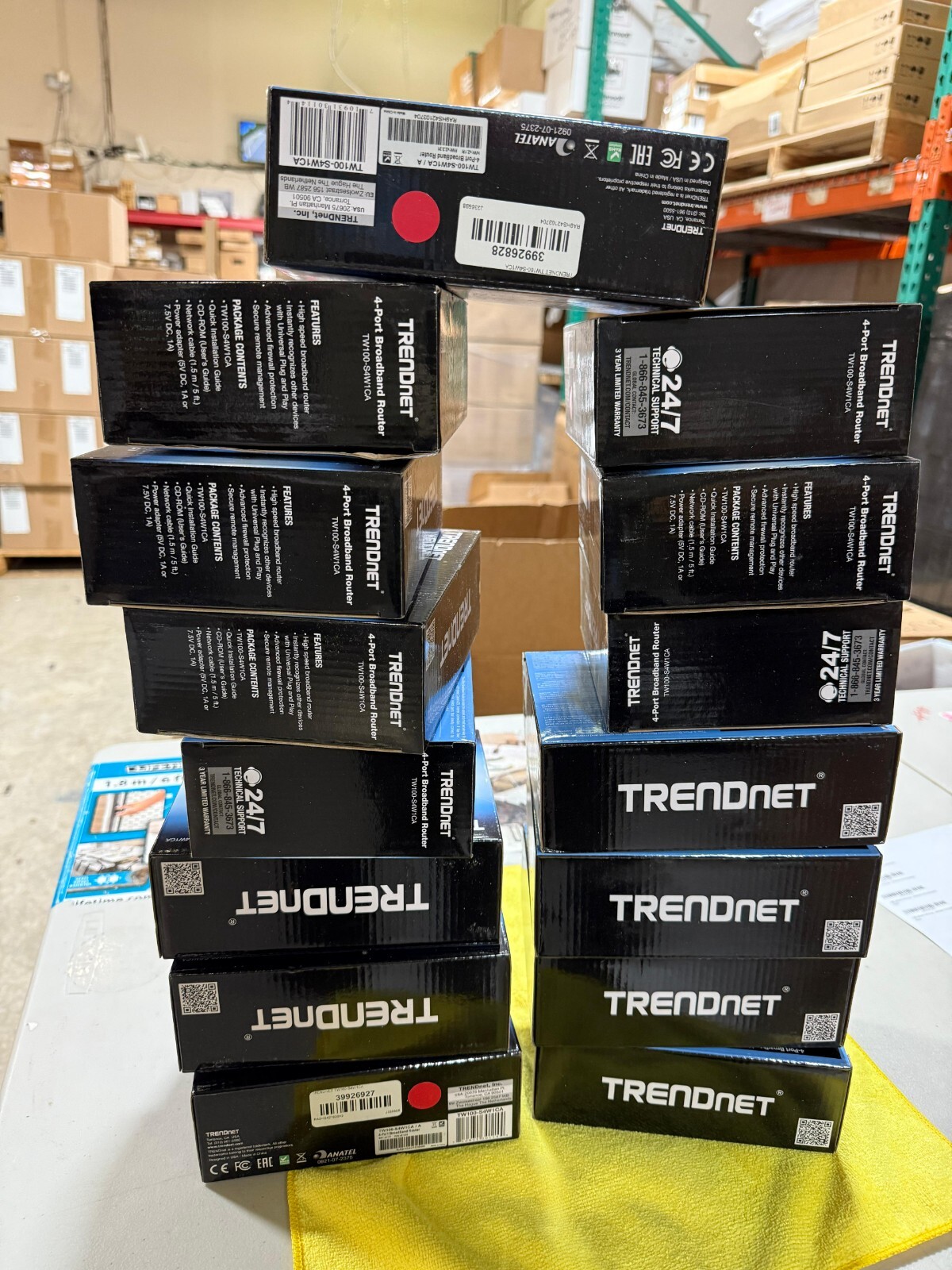 Trendnet 4-port High Speed Broadband Router Model TW100 S4W1CA Black