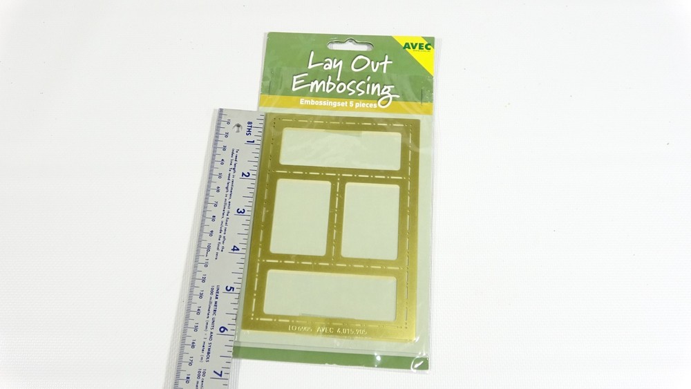 Rectangles-AVEC Embossing Stencil Template 4.015.905 - LO 6905