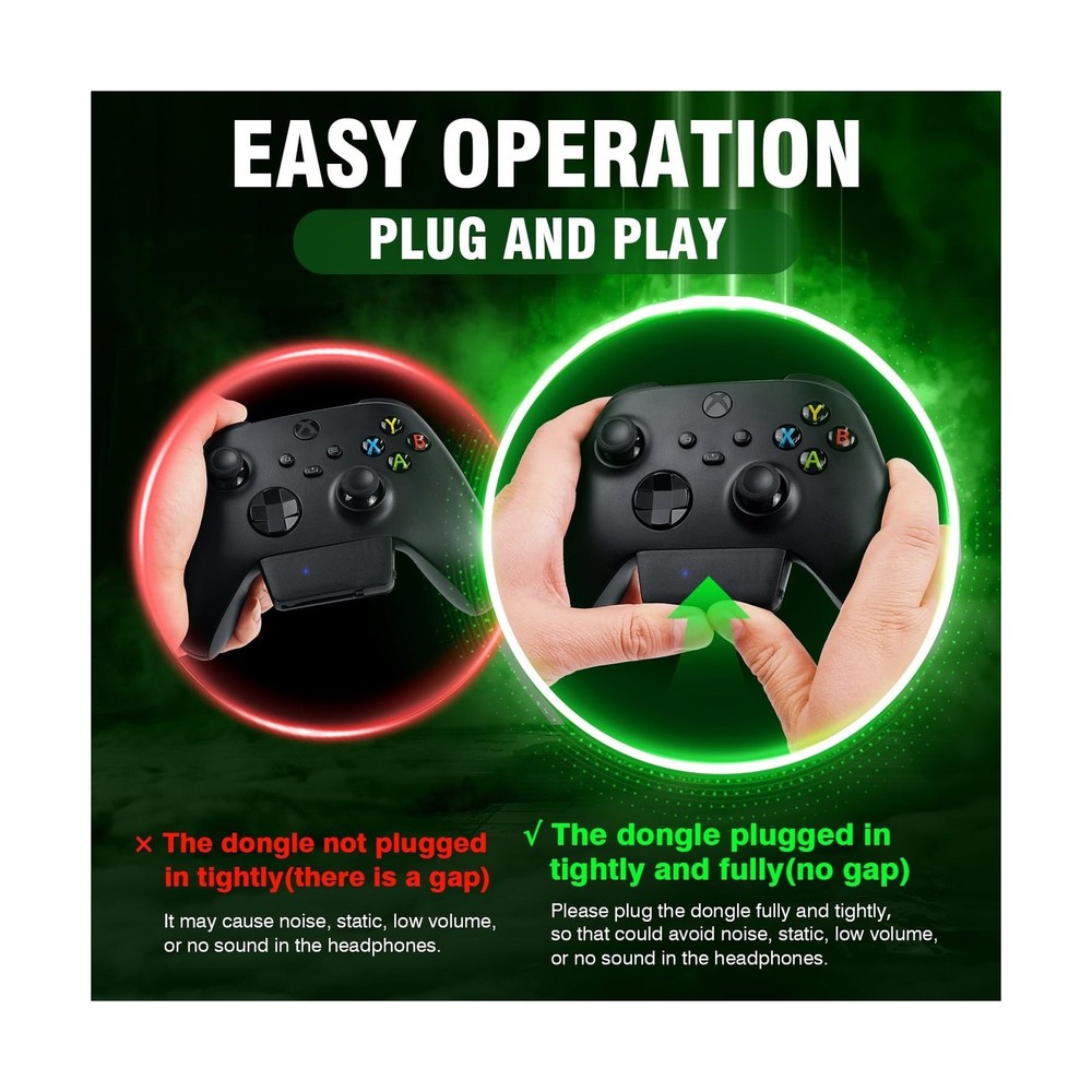 Wireless Gaming Headset for Xbox Series X|S, Xbox One, PS5, PC, Mac, Switch