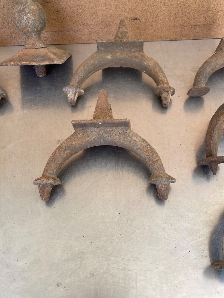 Antique Blacksmith Smith Forge Stake Dog & Clamp Forming Tool