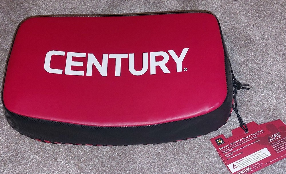 New! Century Curved Muay Thai Pad Red/Black
