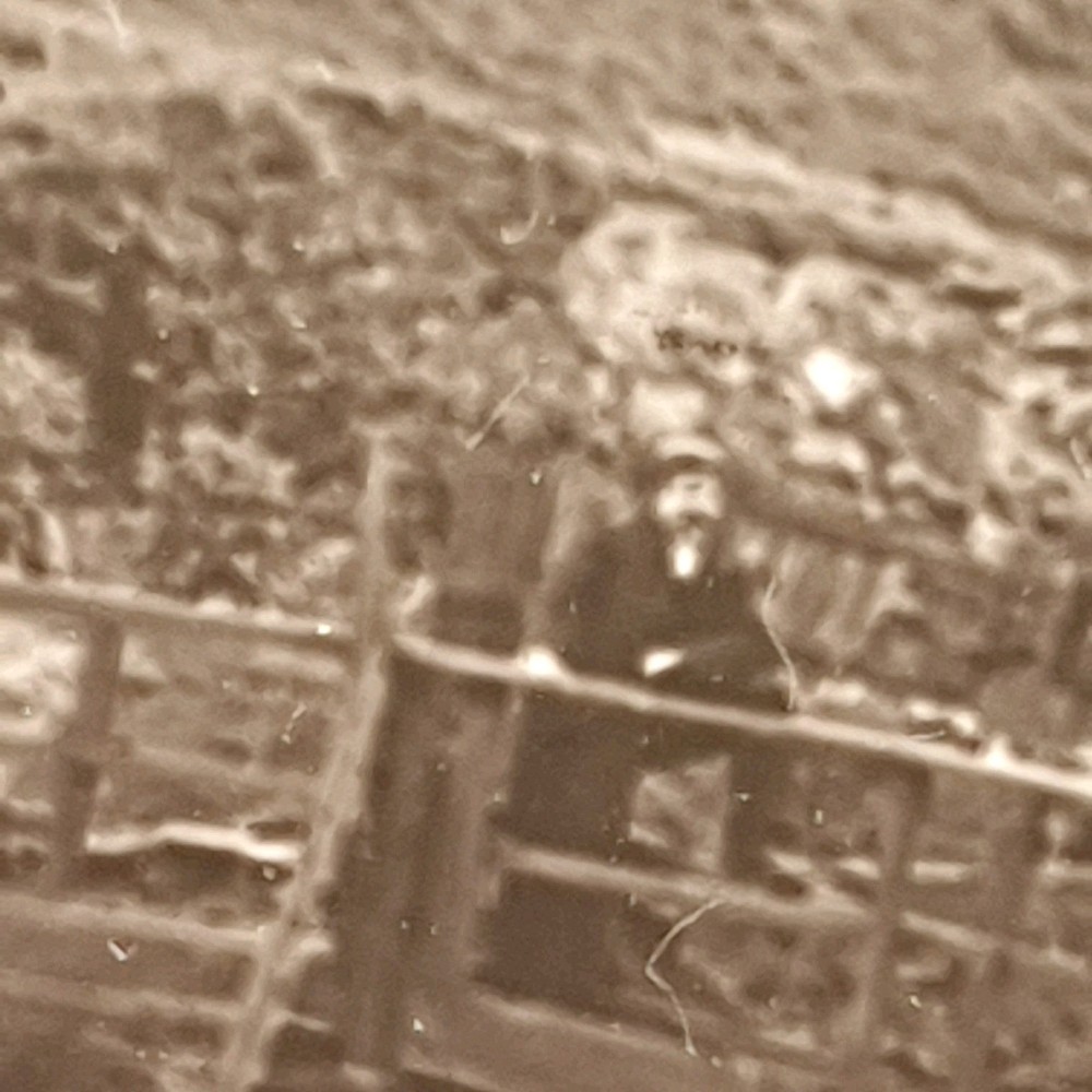 Antique Magic Lantern Glass Slide