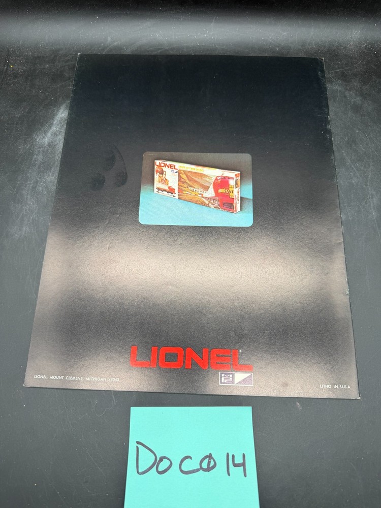 Lionel 1971 Train Catalog
