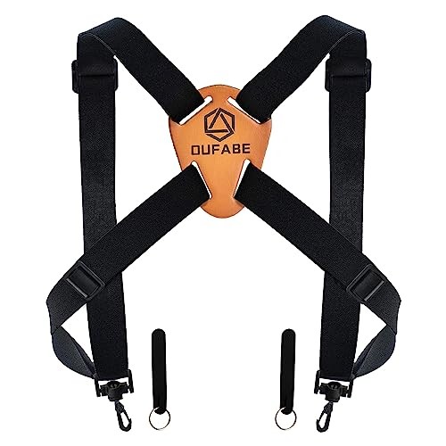 Binocular Harness Strap, X-shaped Adjustable and Deluxe Bino Chest Straps for