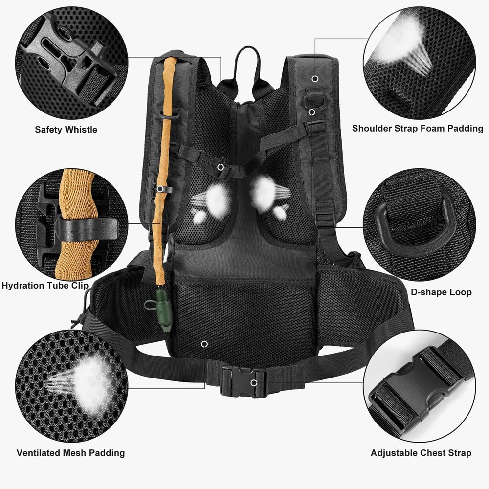 Tactical Hydration Pack Lightweight Insulation Water Backpack Molle... Fast Ship