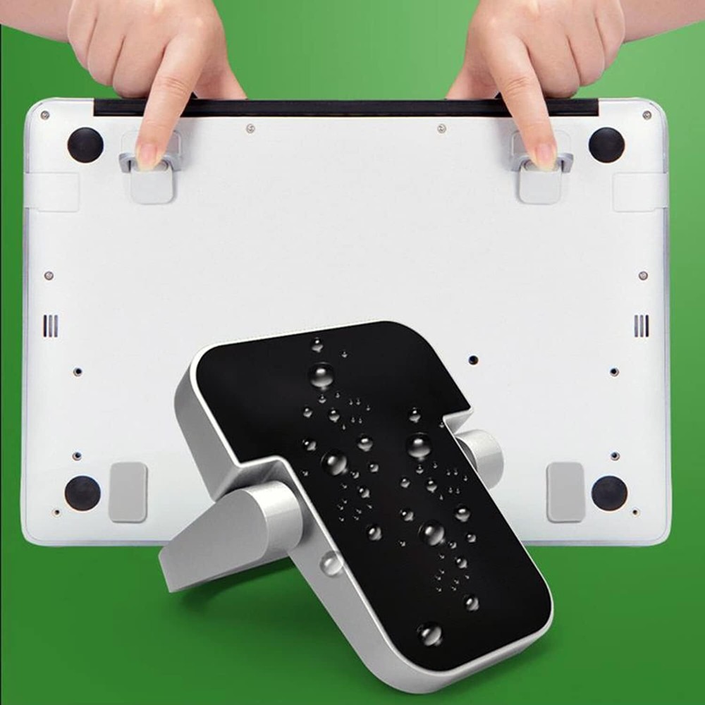 Notebook Invisible Stand, Computer Keyboard Stand for Desk , Bracket Silver
