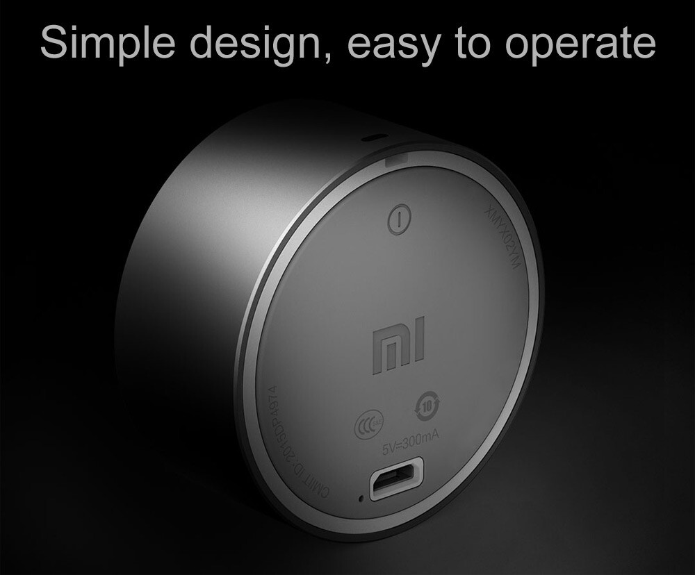 Xiaomi Portable Bluetooth Speaker Wireless USB Mini Metal Silver