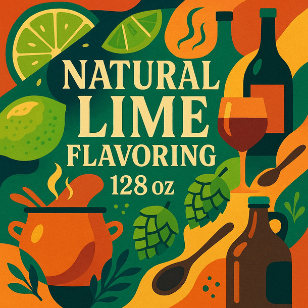 LD Carlson Natural Lime Flavoring 128 oz