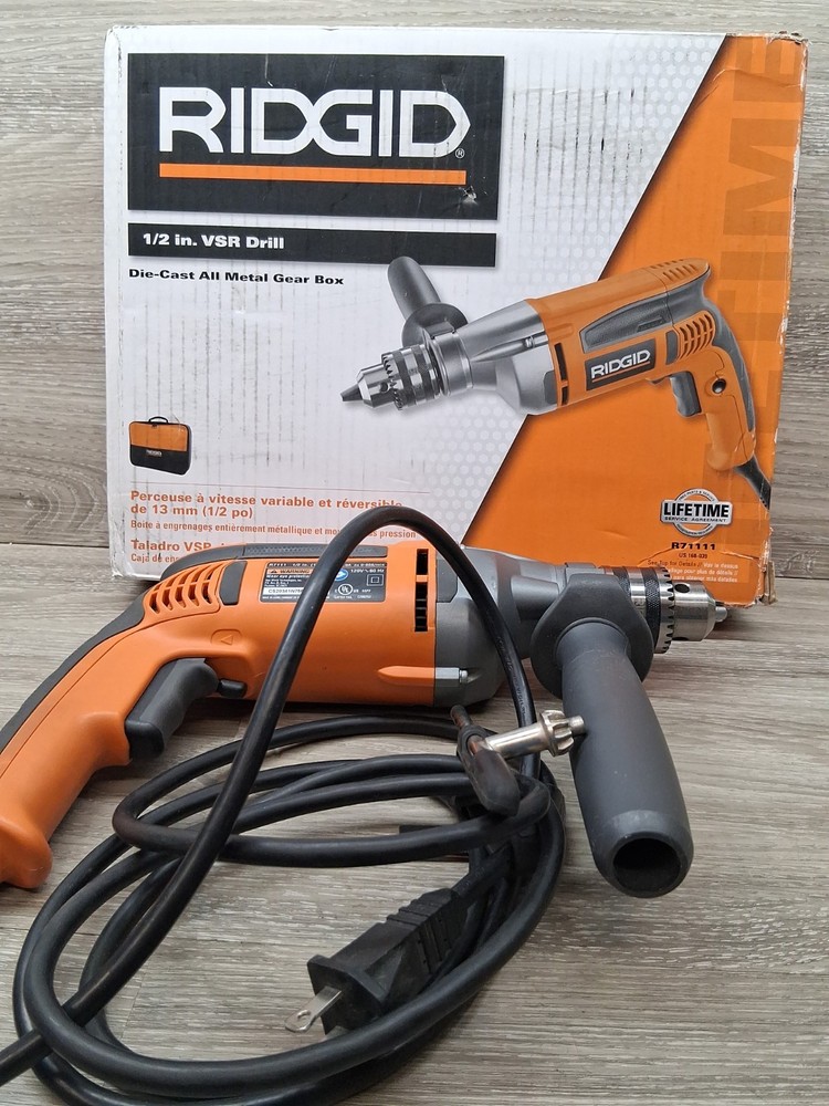Ridgid R7111 1/2” Corded Variable Speed Drill (Used)?