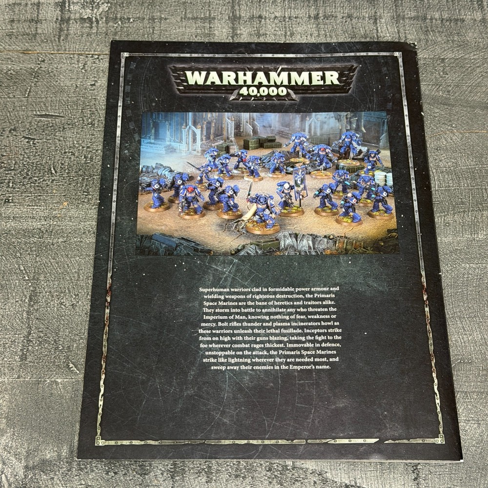 Warhammer 40000 Book Primaris Space Marines