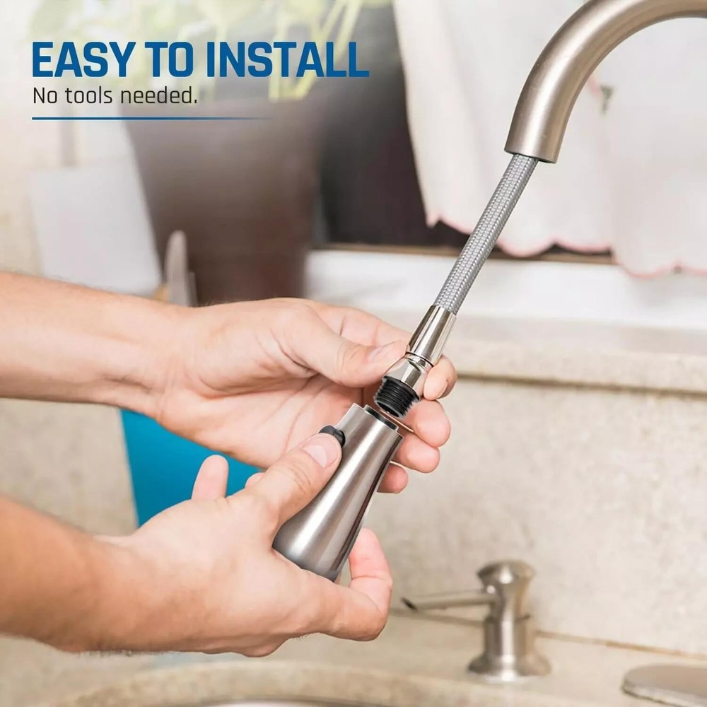 Kitchen Faucet Head Replacement - Pull Down Sprayer for Moen, Delta & American
