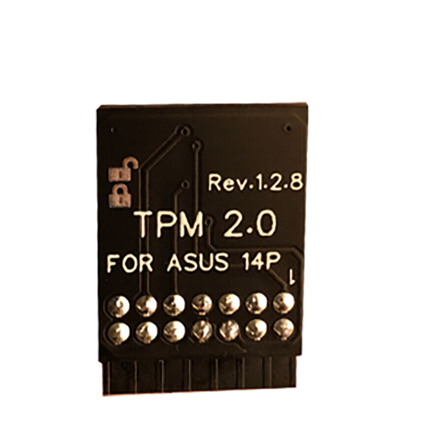 TPM 2.0 Security Module Trusted Platform For ASUS 14 Pin LPC Windows 11 US Stock