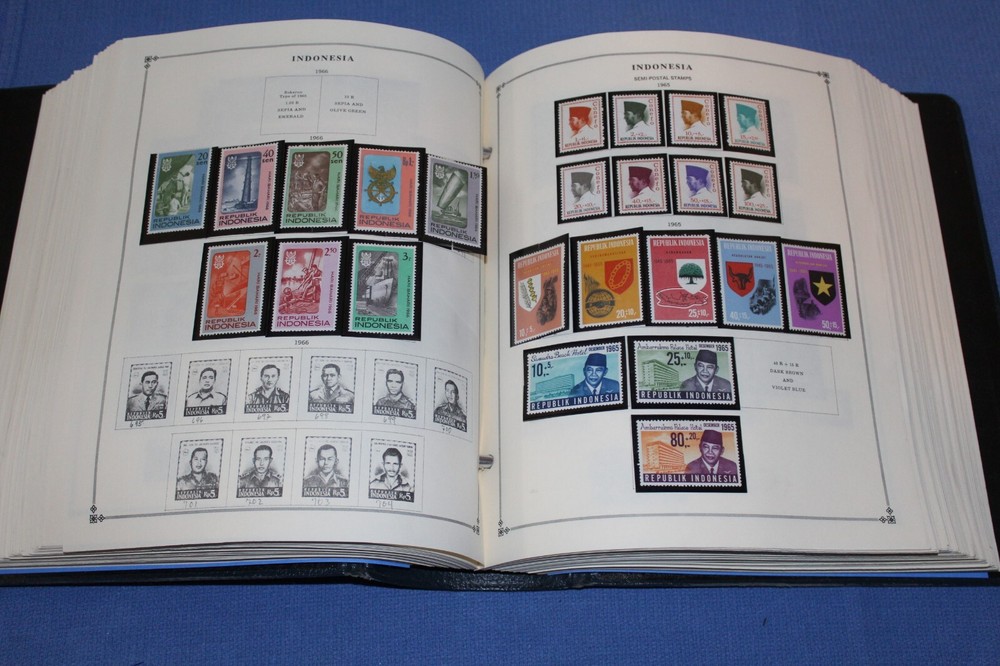 Scott International Blue Stamp Album 1965-1966 Part 6 BlueLakeStamps FIRST-RATE!