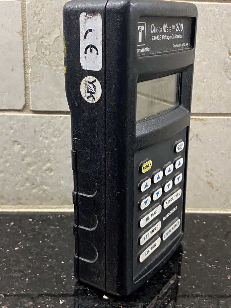 TRANSMATION 23403E VOLTAGE PROCESS CALIBRATOR CHECKMATE 200
