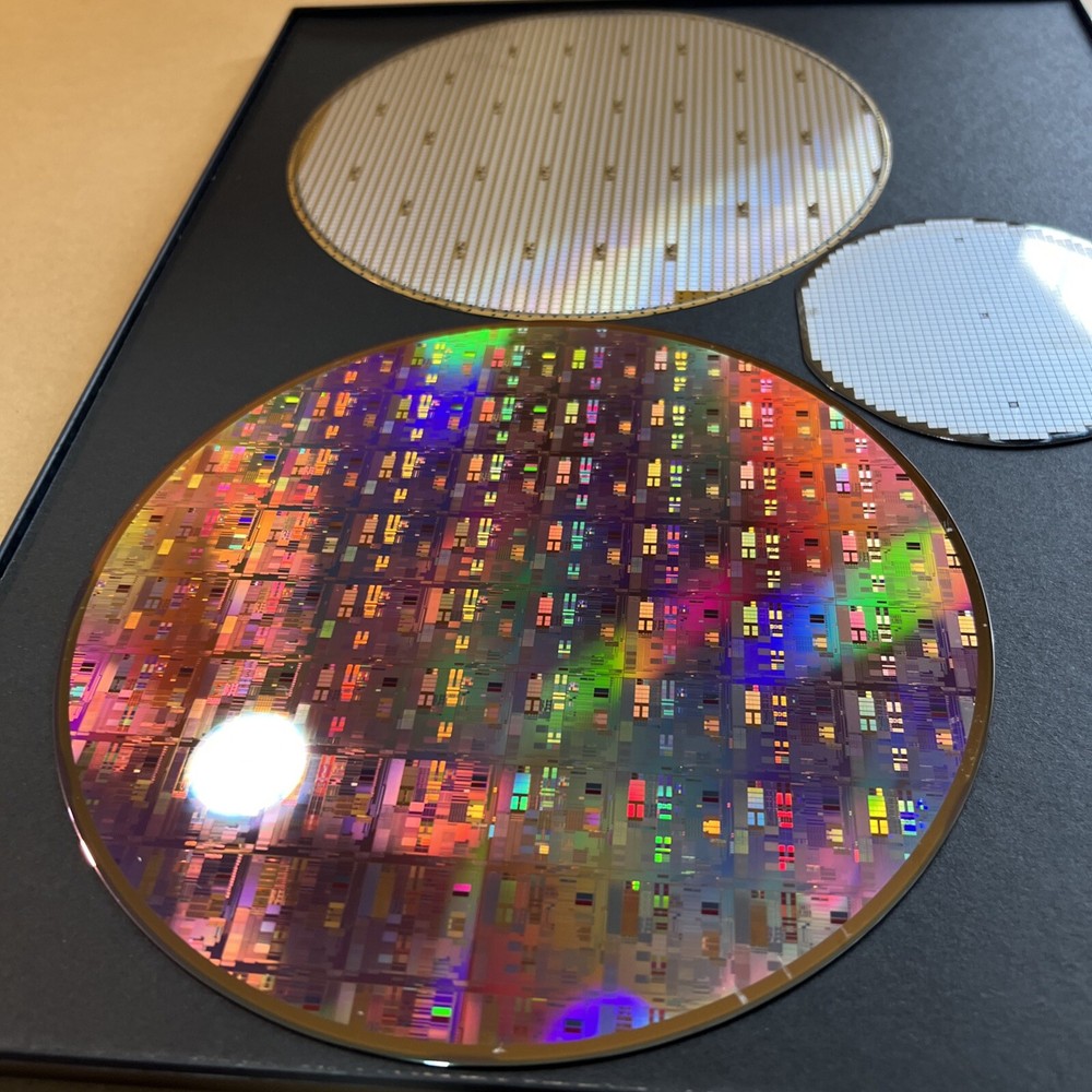 8” Silicon Pattern Wafer IntegratedCircuits Art 8”,8”,4”SemiconductorFrame12x16”