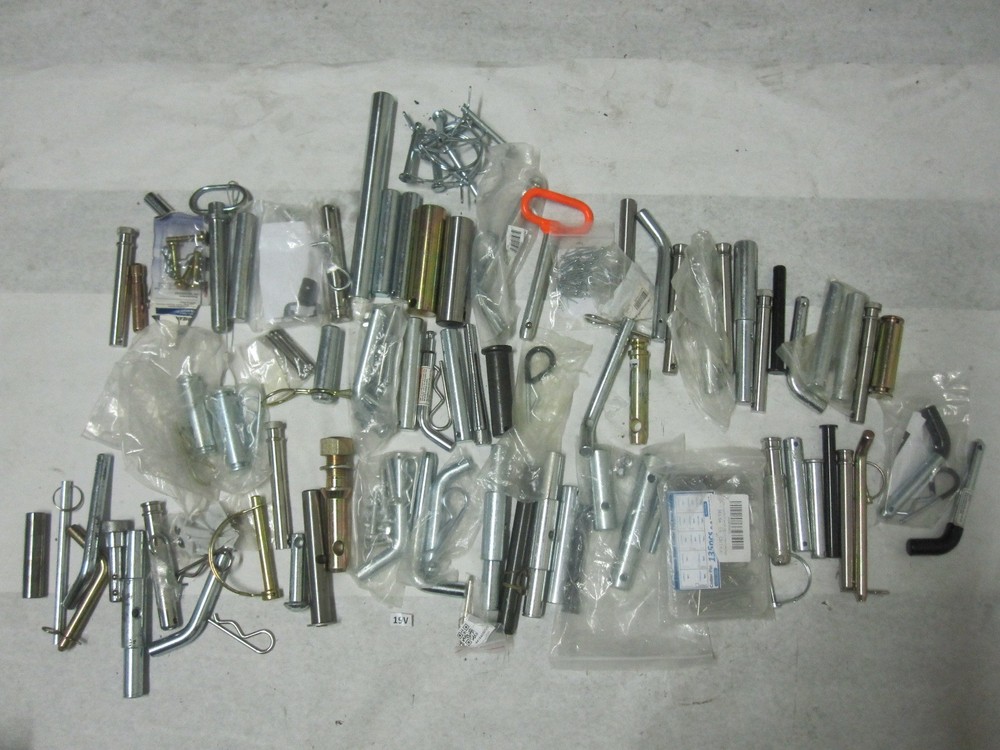 Assortment of Various Pins: Hitch Cotter, Locking, Spring, etc