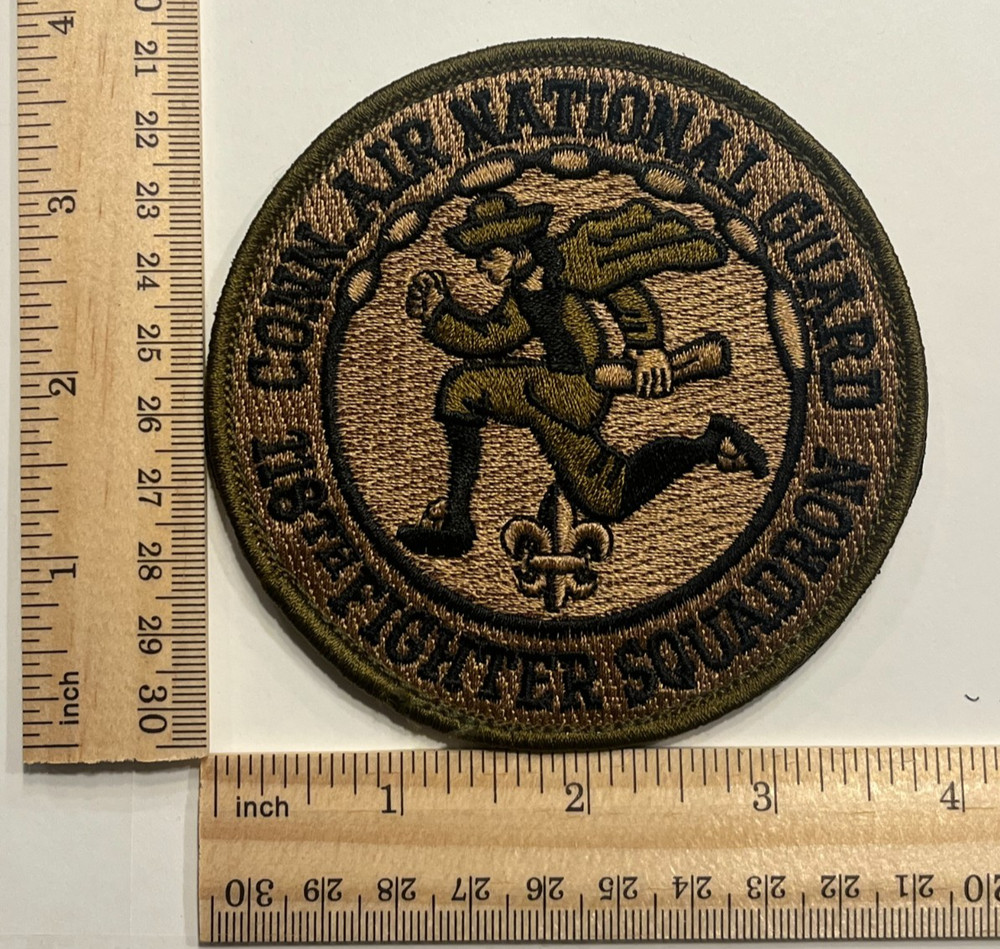 US AIR FORCE PATCH: 118th Fighter Squadron A-10 Thunderbolt Connecticut ANG