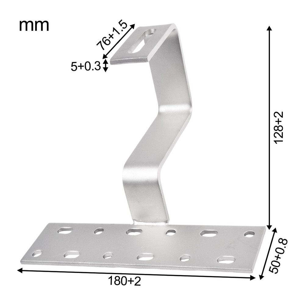 Pv Roof Hook Adjustable Hook For Surface Mounting Solar PV Solar Panel Bracket