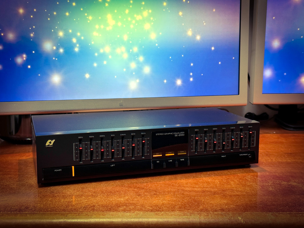 SANSUI SE-2000 🌈RaRe🌈 Vintage Stereo  Equalizer