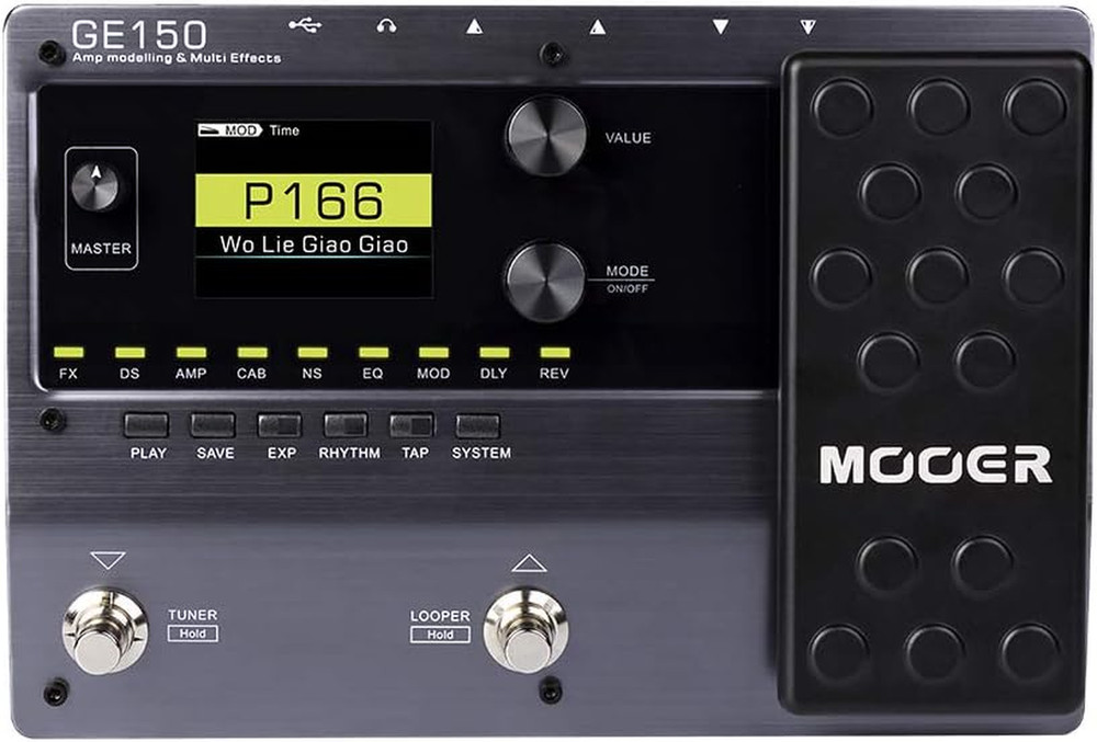 GE150 Electric Guitar Amp Modelling Multi Effects Pedal Portable Multi Effects P