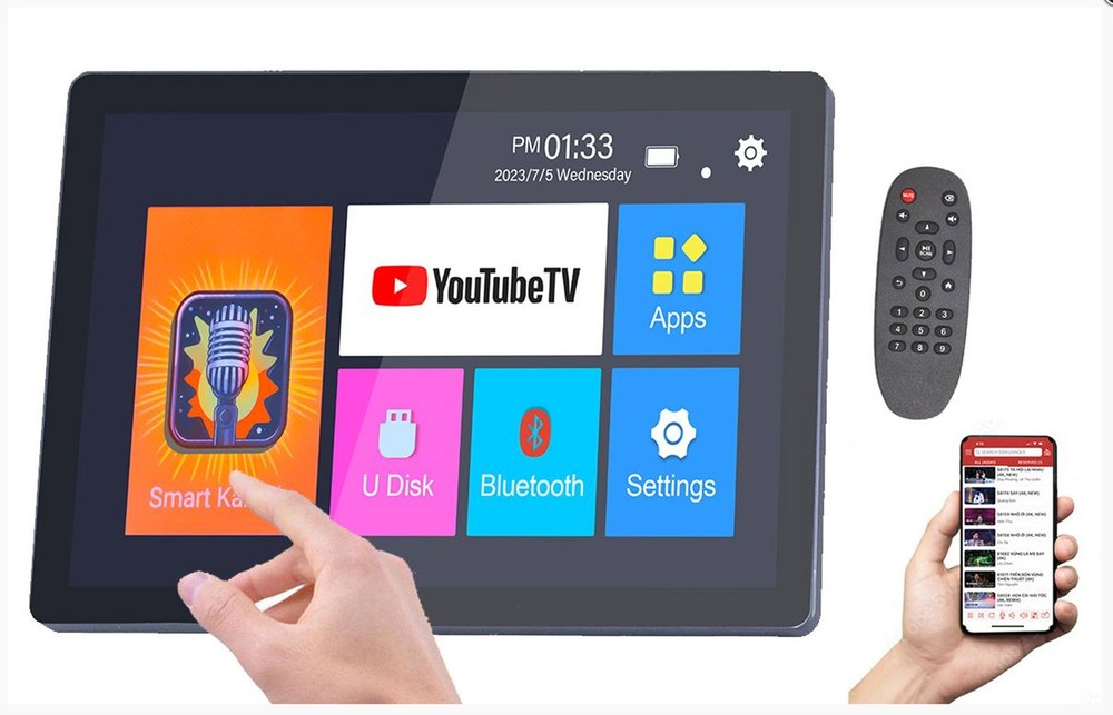 Singtronic Professional Tablet 21.5" Touch Screen Smart Player w/ Bluetooth