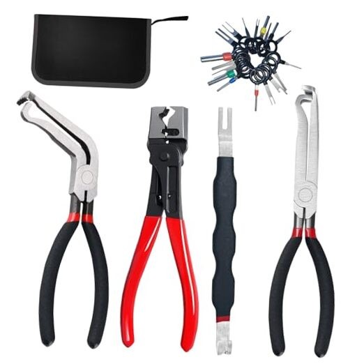 Electrical Disconnect Pliers Set – Automotive Electrical Tools & B-red 4pcs