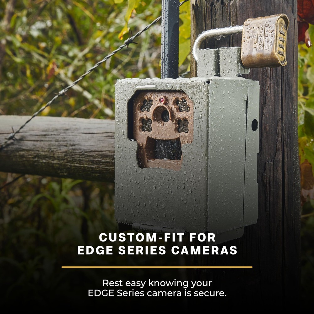 Moultrie Security Box for Edge, Edge Pro Cellular Box, Silver