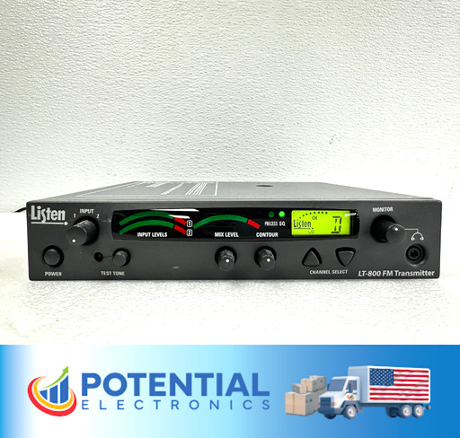 Listen Technologies LT-800-072 Stationary FM Transmitter 72 MHz NO AC ADAPTER 🚚