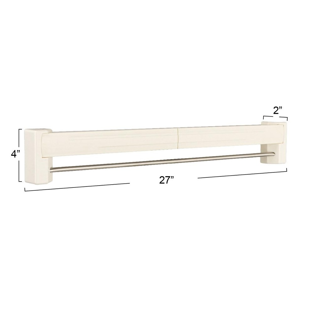 Household Essentials Wall Mount Telescoping Drying Rack, Compact