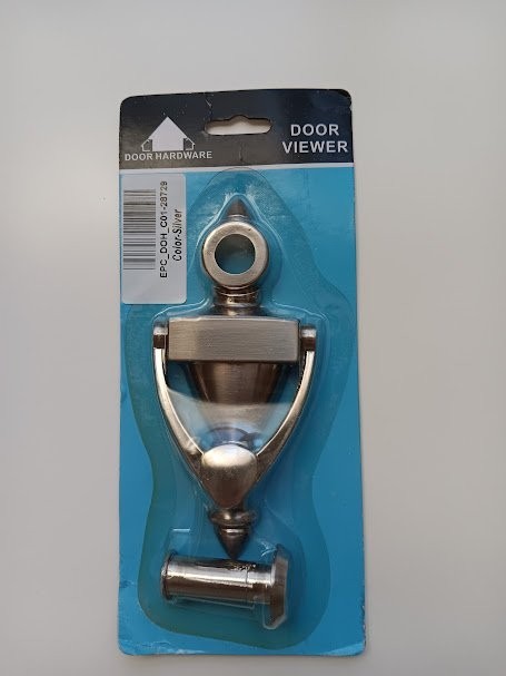 Door Knocker Nickel Brushed