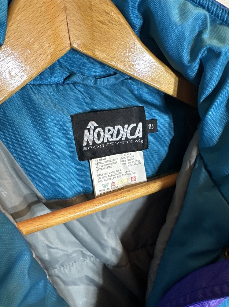 Vtg 1990s NORDICA CLASSICS Snowboard/ Ski Jacket Coat *READ